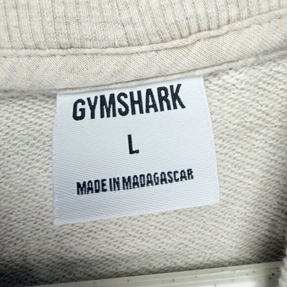 GYM SHARK Dnu Rest Day Sweatshirt Cropped Pullover Oversizedโ Athleisure Top L - Picture 9 of 11